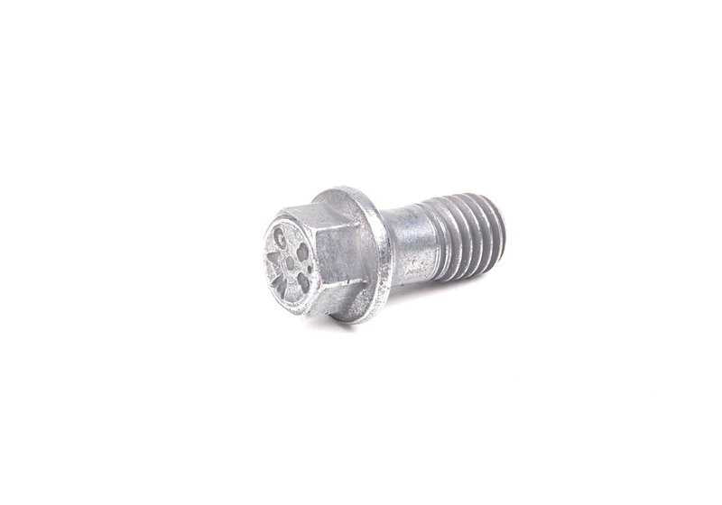 Tornillo hueco M10x1,5 OEM 34326779818 para BMW E53, R50, R52, R53. Compatible con sistemas de freno ABS/DSC. Original BMW.