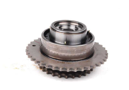 Camshaft adjustment unit with gear wheel for BMW 5 Series E39, 7 Series E38, X5 E53, Z8 E52 (OEM 11361438694). Original BMW