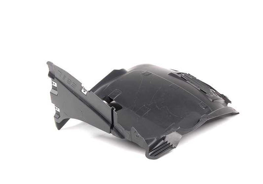 Cubierta paso de rueda inferior izquierda OEM 51118045961 para BMW E82 118d, 120d, 120i. Compatible con versiones manuales y automáticas. Original BMW.