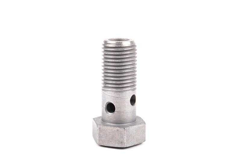 Tornillo hueco (Hohlschraube) OEM 11611406703 para BMW Serie 3 (E46), Serie 5 (E39), Serie 7 (E38), X5 (E53) y otros modelos compatibles. Original BMW.