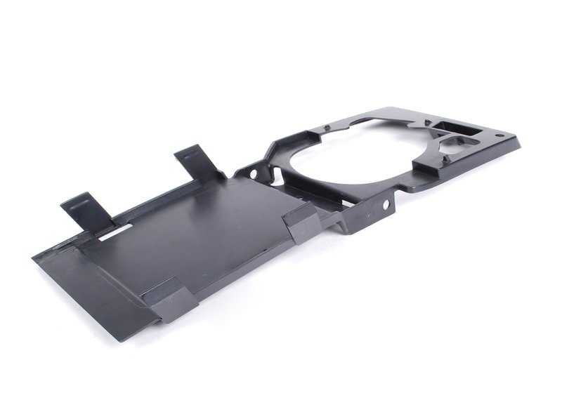 Soporte izquierdo para faro antiniebla OEM 51117906497 para BMW E90 {320i VA05, VA06, VA07, VA08, VA09, VA71, VA72, VA74, VA76, VA77}. Pieza original BMW.