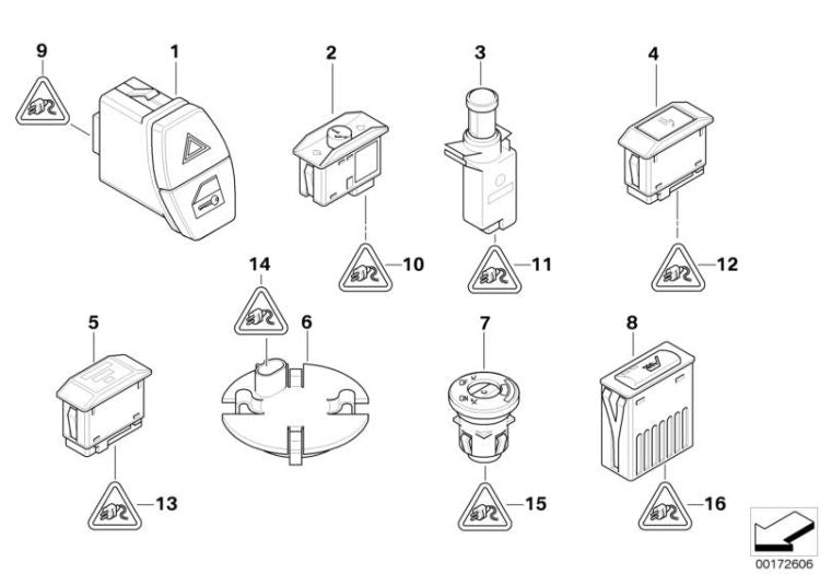 Caja de enchufe OEM 61136987108 para BMW F40, F70, G87 M2, F44, E46, E60, E83, E53, E70, E71, G29... y más. Original BMW.