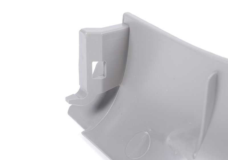 Panel lateral interior derecho gris OEM 51437144536 para BMW E90, E91, E92, E93. Compatible con modelos 316d, 316i (N43, N45, N47). Original BMW.