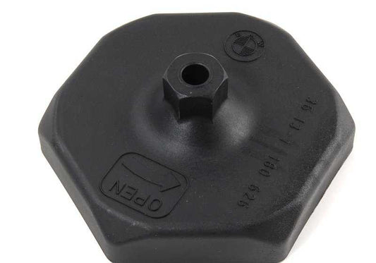 OEM 36131180626 Tampa do centro da roda para BMW (Serve para modelos: E30, E36, E46, E90, E91, E92, E93, E28, E34, E39, E60, E24, E63, E64, E23, E32, E38, E65, E66, E31, E85, E86). BMW originais.