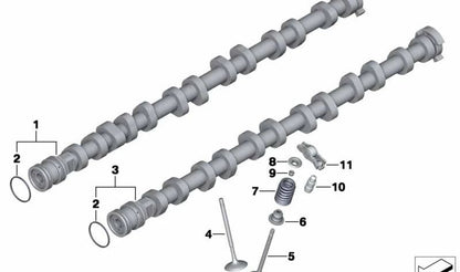 Válvula de escape OEM 11348638404 para BMW 7' F01, F02, G12, Rolls-Royce Phantom, Ghost... y más. Original BMW.