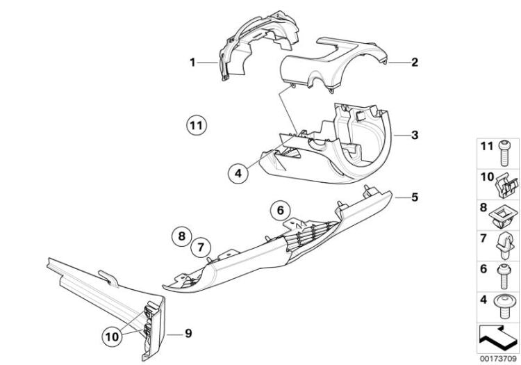 Tornillo cabeza con borde OEM 07147077846 para MINI R50, R53, R56, R56 LCI, Clubman R55... y más. Original BMW y MINI.
