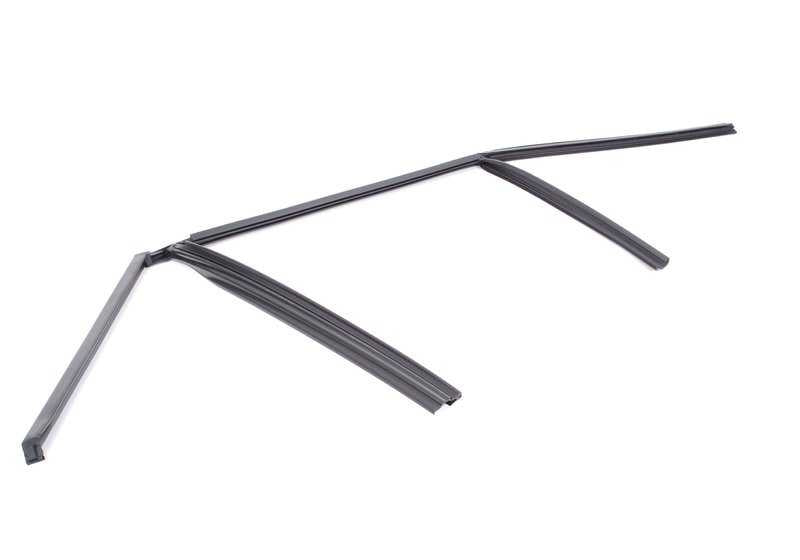 Guía de Ventanilla Puerta Trasera Derecha OEM 51348266126 para BMW E46. Original BMW.