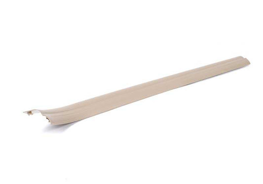 Moldura interior entrada derecha color beige OEM 51477073890 para BMW E63 y E64. Original BMW.
