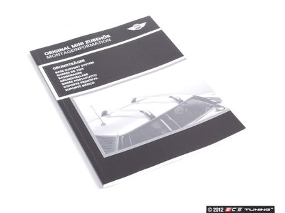 Barras de rack de teto (base de transporte) OEM 82712149225 para MINI R56, R56 LCI, Clubman R55, Clubman R55 LCI. MINI originais.