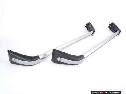 Barras de rack de teto (base de transporte) OEM 82712149225 para MINI R56, R56 LCI, Clubman R55, Clubman R55 LCI. MINI originais.