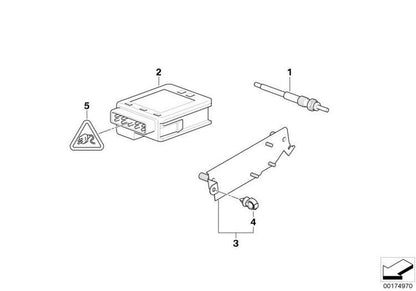 Glühkerze für BMW E46 E53 E60 E61 E65 E83 E90 E91 E92 E70 E87 E71 E63 E64.