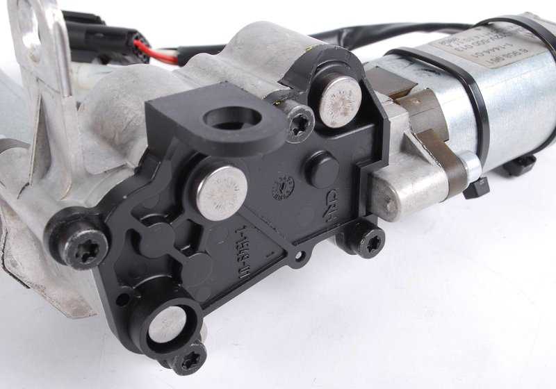 Motor eléctrico ajuste columna de dirección OEM 67646912120 para BMW E65, E66. Original BMW.