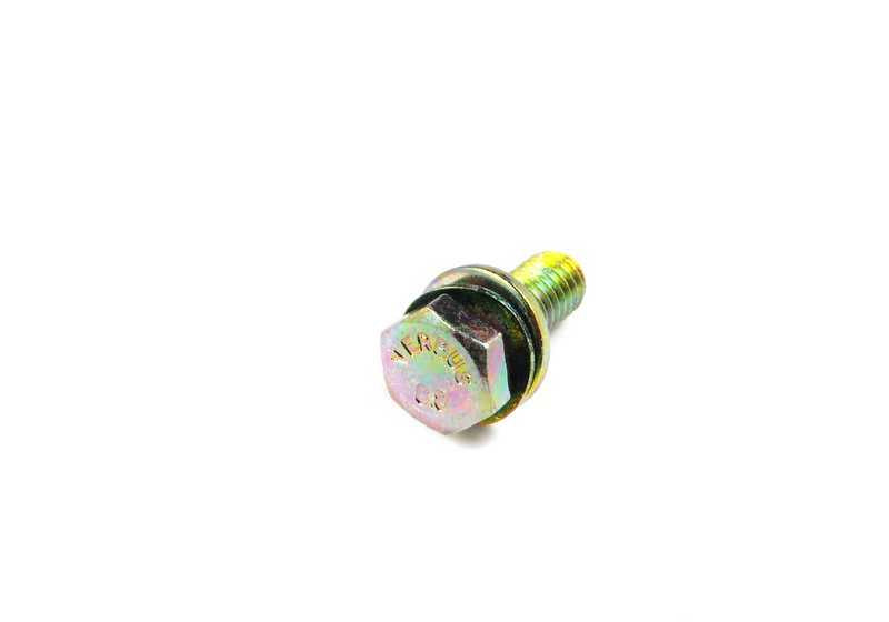 Tornillo hexagonal con arandela para BMW E30, E34, E23, E32, E31 (OEM 07119915018). Original BMW