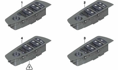 Door control unit for BMW F01, F01N, F02, F02N, F04 (OEM 61319241916). Original BMW