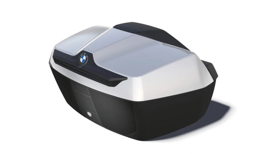 Alpine White OEM 46545B4B5B507 Outdoor Outdoor für Baúl 54L -Abdeckung auf BMW R1250RT, K1600GT, K1600GTL ... und mehr. Originaler BMW Motorrad.