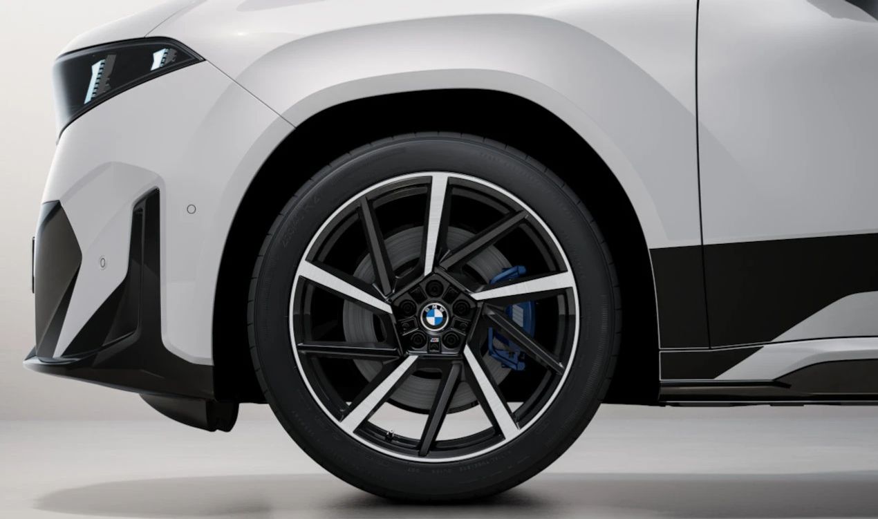 Llanta de aleación 9x21 ET26 M Star Spoke 1050 bicolor Jet Black uni/muy pulido OEM 36115A76597 para BMW, compatible con RDC. Original BMW.