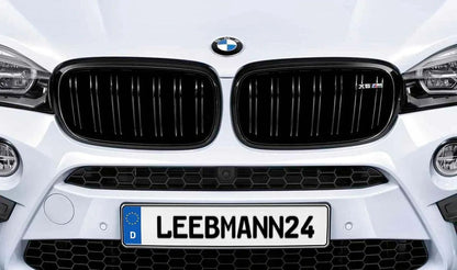 Rejillas decorativas negras de alto brillo para BMW X5 F85 (OEM 51712354497). Original BMW