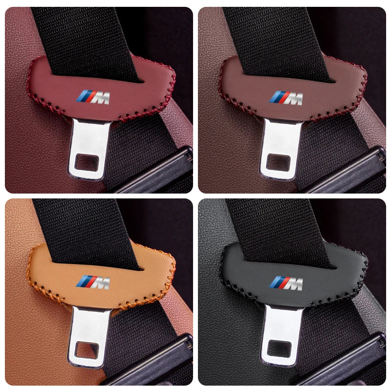 Cubiertas Protectoras de Cuero para Cinturón de Seguridad BMW - Pack de 2