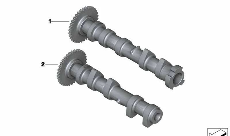 OEM exhaust camshaft 11317729971 for BMW C 600 Sport, C 650 Sport, C 650 GT. Original BMW Motorrad.