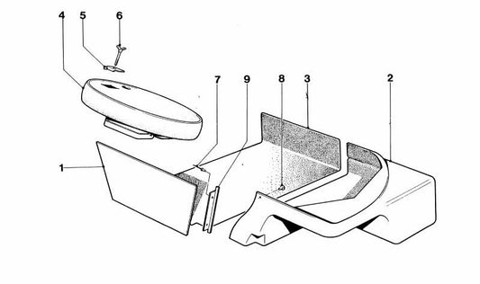 OEM 71152165950 Schmetterlingsschraube für BMW E36, E46, E81, E87, E90, E91, E92, E93, F20, F21, F30, F31, F32, F33, F34, F36, G20, G21. Original BMW.