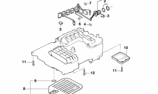 Protection sheet OEM 24341421364 for BMW E36, E34, E32. Original BMW.