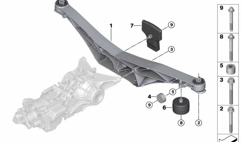 Vibrations OEM AMPPLER 333686877 pour BMW F40, F45, F46, F48, F39. BMW d'origine