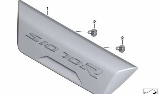 OEM accompanying pad 52538563840 for bmw S 1000 R k47 (2016-2020) motorcycles. Original BMW Motorrad.