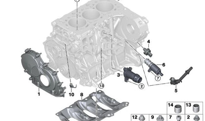 Tornillo OEM 07119907490 para BMW {E81, E82, E87, E88, F20, F21, F40, F70, F22, F23, F44, F45, F46, F87, G42, U06, F74, G87, E90, E91, E92, E93, F30, F31, F34, F80, G20, G21, G28, G80, G81, F32, F33, F36, F82, F83, G22, G23, G26, G82, G83, E60, E61,