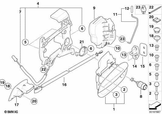 Anel de proteção para BMW Z4 E85, E86 (OEM 51217137448). BMW original.