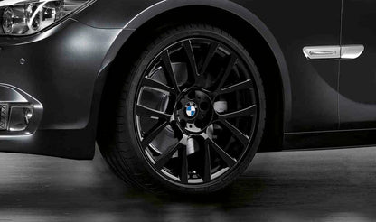 Llanta de aleación original BMW diseño Doble Radio 238 19” negra OEM 36116867129 para BMW F07, F07N, F01, F01N, F02, F02N, F04. Ideal como repuesto o recambio original. Apta para sensores RDC. Original BMW.