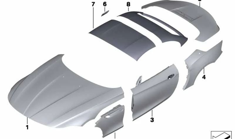 OEM 51177191283 Tampa de enchimento de combustível para BMW Z4 E89. BMW original sobressalente.