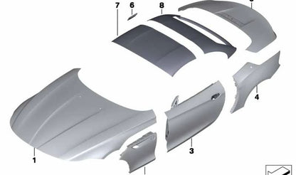 OEM 51177191283 Tampa de enchimento de combustível para BMW Z4 E89. BMW original sobressalente.