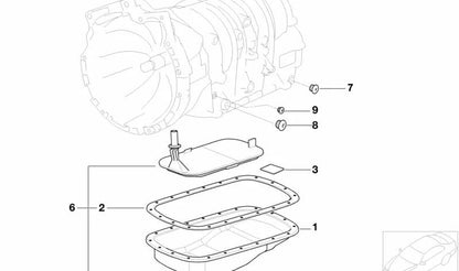 Tornillo de drenaje del cárter de aceite OEM 24117507787 para BMW E81, E82, E87, E88, E46, E90, E91, E92, E93, E84, E83, E53. Original BMW.