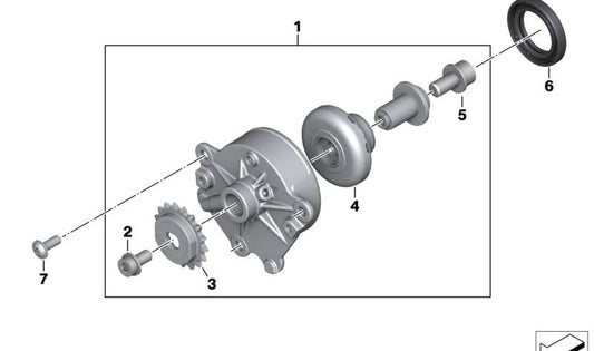 Tornillo ISA M8X16 OEM 07129906861 para motos BMW F800GT, R18, R18B... y más. Original BMW Motorrad.