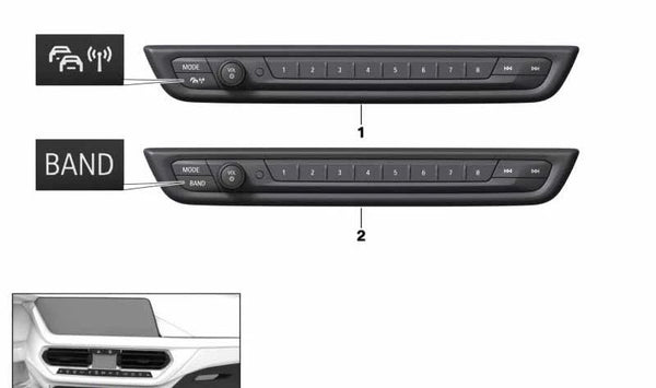 Unidad de control de audio OEM 61315A47C50 para BMW F40, F44. Original BMW