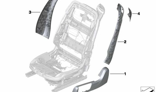 OMPORT INTERIOR TAPE OEM 52107982303 PARA BMW F06, F12, F13. BMW original.