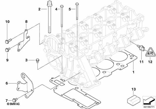 Board ohne Asbestos für BMW E46, E39 (OEM 11122247500). Original BMW