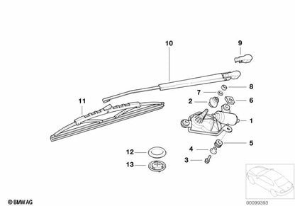 Tuerca Hexagonal para BMW E81, E82, E87, E87N, E88, F20, F21, F22, F23, F87, E21, E30, E36, E46, E90, E91, E92, E93, F30, F31, F34, F35, F80, G21, F32, F33, F36, F82, F83, E12, E28, E34, E39, E61, F11, G30, G31, E24, G32, E23, E32, E38, G11, G12, G70, E31
