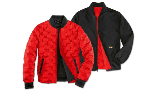 BMW rossa/nera BMW MW Dimensione della giacca reversibile XL OEM 80142466255 Valido per BMW. BMW originale.