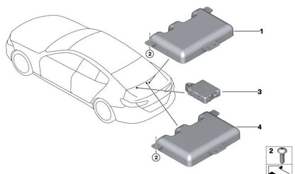 Multiband LTE-SDARS antenna OEM 65208794526 for BMW i8 I15, Z4 G29, 4' G23, 8' G14... and more. Genuine BMW.