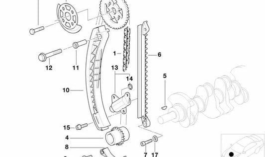 Timing Sprocket OEM 11311435992 for BMW E36, E46, Z3. Original BMW.