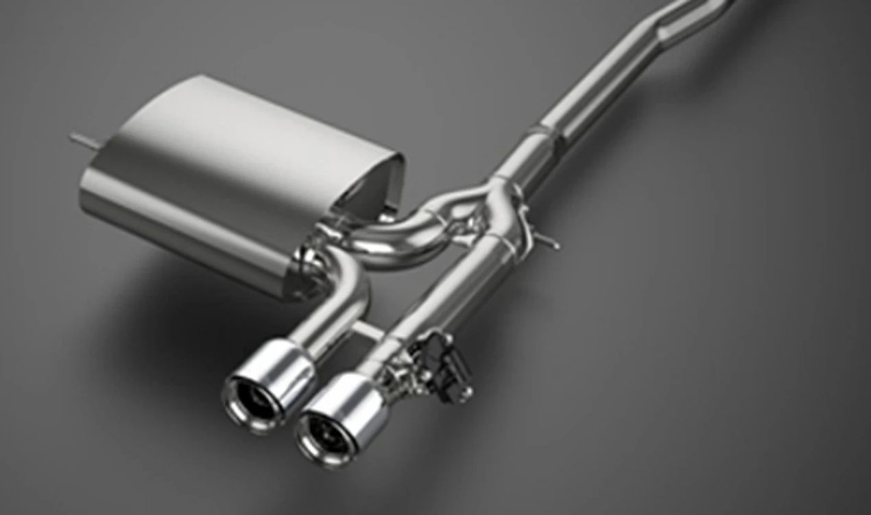 JCW Pro OEM 18302407322 Fin Muffler System for MINI F56, F57. Original MINI.