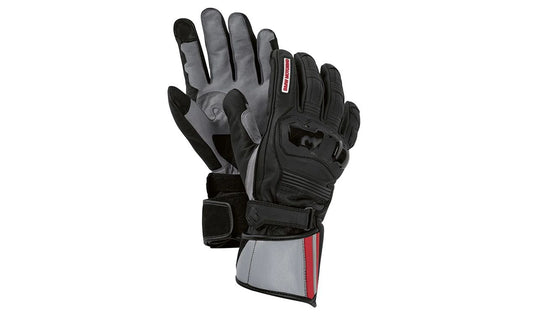 Guantes de moto Pro Race OEM 76215A80972 para BMW Motorrad {R1200GS, R1250GS, S1000RR, F900R, G310R, RnineT, K1600, F850GS, C400GT, y más}. Protección deportiva unisex para verano. Original BMW Motorrad.