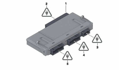 Tapa protectora conector eléctrico 47 pines OEM 61136925571 para BMW E81, E82, E87, E88, E90, E91, E92, E93, F07, F10, F11, F06, F12, F13, F01, F02, F04, E84, F25, F26, E70, E71, E72, E89. Original BMW.