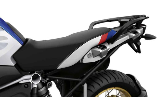 Assento baixo Rally com placa de bagagem OEM 77348404277 para BMW R1250 GS, R1250 GS Adventure... e muito mais. Originais BMW Motorrad.