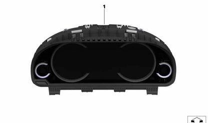 Multifunction screen OEM instruments 62108796113 for BMW F07, F07N, F10, F10N, F11, F11N, F18, F18N, F06, F06N, F12, F12N, F13, F13N, F01, F01N, F02, F02N. Original BMW.