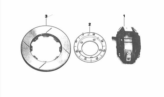 Arandela OEM 23411464085 para motos BMW K1, K 100 RS. Original BMW Motorrad.