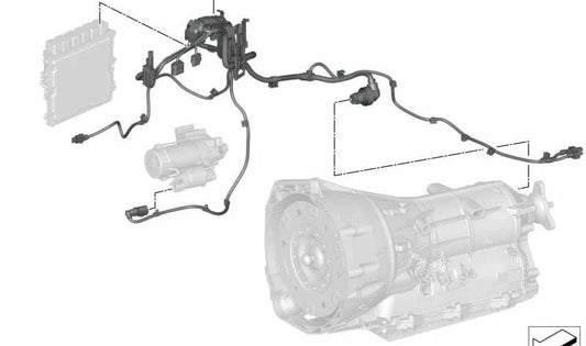 Motorkabel- und Getriebemodul OEM 12538664895 für BMW G20, G20N, G22, G23, G26, G29. Original BMW.