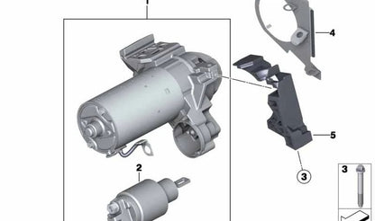Motor de arranque OEM 12418515900 para BMW F30, F30N, F31, F31N, F34, F34N, F32, F32N, F33N, F36, F36N, F07, F10, F11, F06, F12, F13, F01, F01N, F02, F02N, F25, F26, E70N, F15, E71, F16. Original BMW.