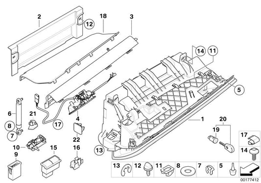 Oeme Avellanada Heaval Screw 07147122391 für BMW E60, E61, E93. Original BMW.